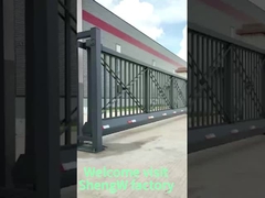 Elektrische aluminium deur