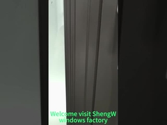 De gebroken Vensters van het Brugaluminium