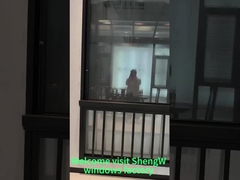 Grotere schuiframen met dubbel glas