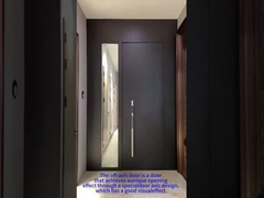 Aluminium voorste draaideur