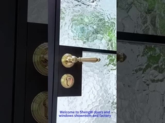 Houten glazen deuren