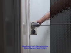 Glas met aluminium deur