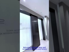 5 glazen schuifdeuren met lamellen