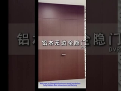 Volledige aluminium houten deur