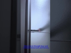 Aluminium met dubbele glazen deur