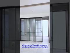 Drie rolluiken schuifdeur met glas