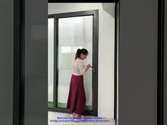 Zwaar uitgevoerde ramen met zijdelingse druk + schuifdeuren met hor