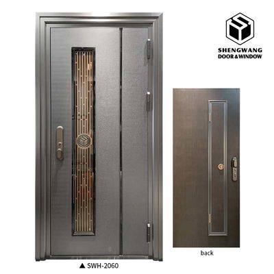 Branddicht Zwaai Links Aluminium Winkel Voordeuren Villa Solid Aluminium Voordeuren