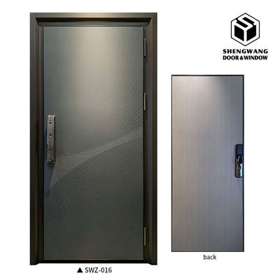 Beveiligde aluminium ingang deur Multi Point vergrendeling deur Woonkamer Moderne aluminium voordeuren