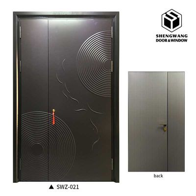 Milieubescherming Aluminium schommeldeur Roestvrij 90mm Moderne schommeldeuren