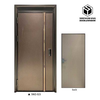 Aanpasbaar appartement Aluminium Swing Door Architectonische Metal Swing Door