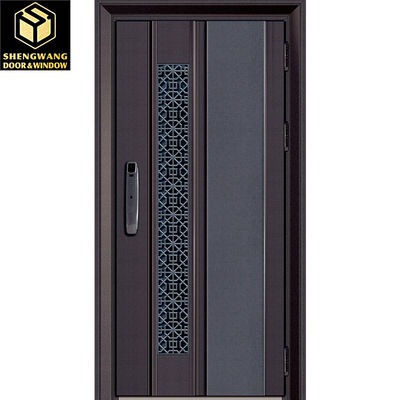 Luxe voorste tuinpoort van roestvrij staal, oxidatiebestand, aluminium schommeldeur