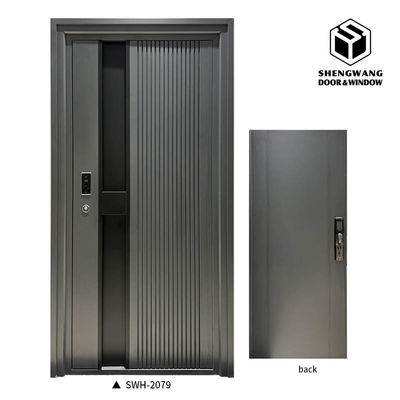 Aanpasbaar Kleur Sapele Aluminium Kamerdeur geluidsdicht Ingang Branddicht Kamerdeur