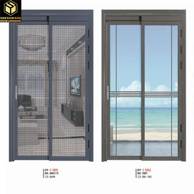 Woonkamer Slaapkamer Aluminium Glas Scharnierde Deur Scharnierde Aluminium Deuren 35 - 45 mm
