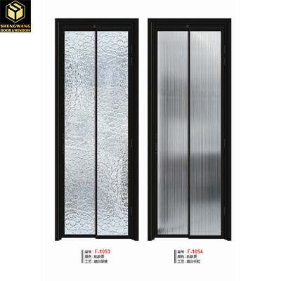 Aesthetische eigenschappen Schommel naar links Aluminium vouwglasdeuren Aluminium glas tweevoudige deuren