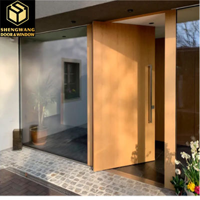 Poedercoated met esthetiek Solid aluminium buitendeuren voor de hoofdingang