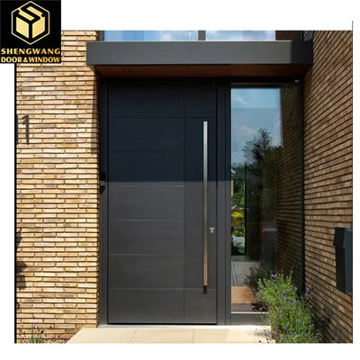 Aluminium ingang deur voor het grootste huis aangepast kleur en duurzaam roestvrij staal materiaal voor en brandwerendheid