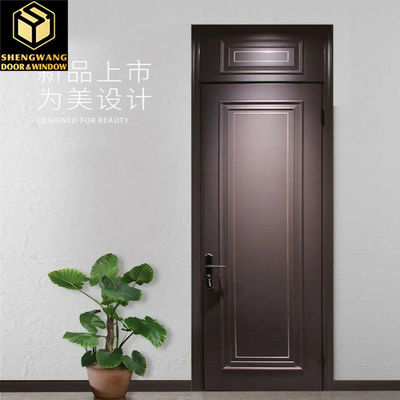 Sapele Corrosiebestendige Aluminium Kamerdeur Solid Core Door Soundproof