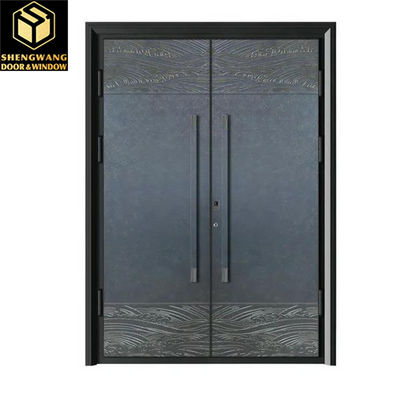 Branddicht Zwaai Links Aluminium Winkel Voordeuren Villa Solid Aluminium Voordeuren
