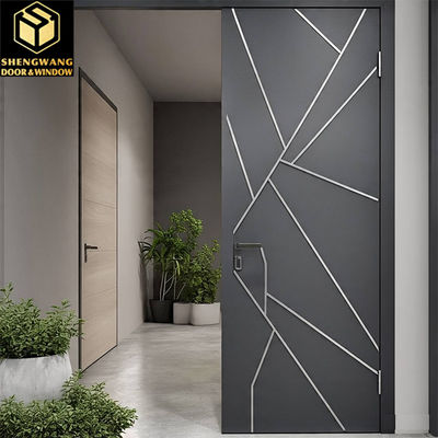 Anti-diefstal poeder bekleed afwerking met moderne aluminium ingang deuren
