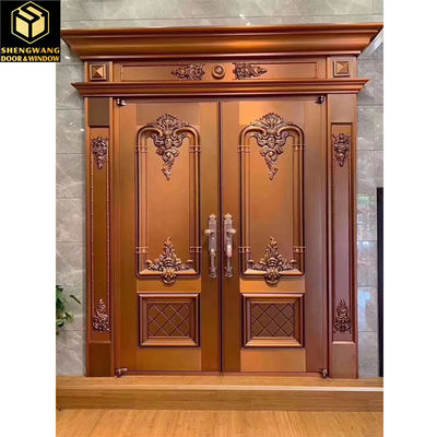 Luxe voorste tuinpoort van roestvrij staal, oxidatiebestand, aluminium schommeldeur