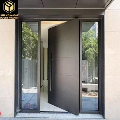 ODM Swing Aluminium Voetgangers Tuinpoorten Koper Imitatie Oppervlak Afwerking Metalen Poort Buiten